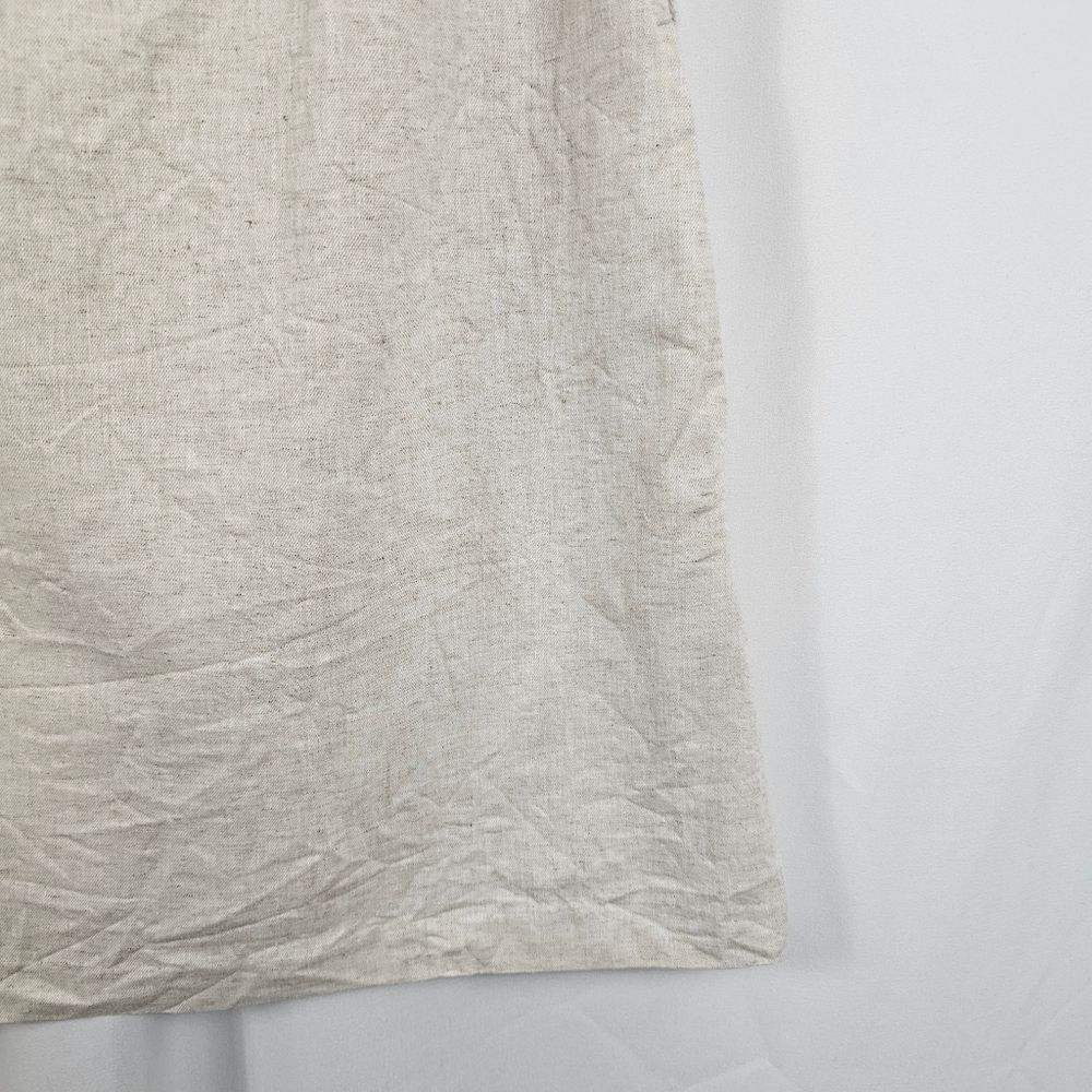 NWOTBanana Republic Factory Linen Blend Square Neck Mini Shift Dress in Flax - M - Picture 6 of 9